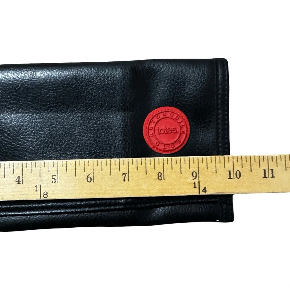 Totes Automobile Club Travel Wallet‎ Organizer Black One Size Excellent Tri-Fold